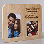 Forever Love One Personalised Wooden Frame Anniversary