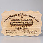 Personalised Certificate of Awesomeness
