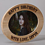 Personalised Oval Photo Frame Birthday