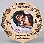 Romantic Anniversary One Personalised Wooden Frame
