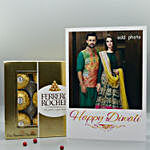 Personalized Card And Rocher For Diwali