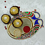 Rocher Filled Diwali Puja Thali