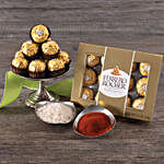 Ferrero Rocher Chocolates With Roli And Chawal
