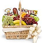 Hamper Of Fruits With Gourmet Items