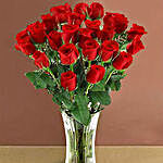 25 Long Stem Red Roses Bouquet