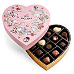 V Day Special Heart Chocolate Gift Box 14 Pcs