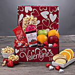 Valentines Special Fresh Fruits And Chocolates