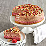 Raspberry Hazelnut Cheesecake