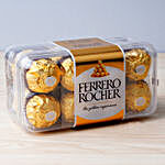Pearl Lumba Rakhi Set N Ferrero Rocher 12 Pcs