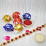 Bracelet Rakhi With Lindt Lindor Chocolates