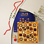 Sneh Gorgeous Beads Rakhi Set & Lindt Mini Pralines