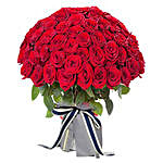 Truly Romantic Bouquet Of Love 100 Red Roses